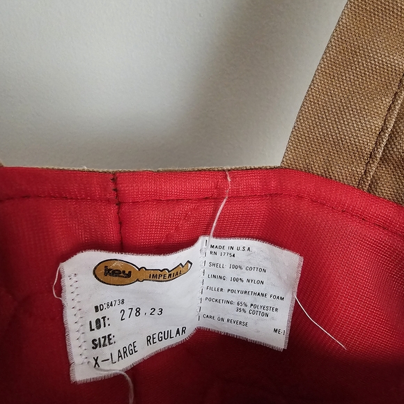 Key Imperial Aristocrat Outerwear Men's Brown Insulated Canvas Overalls XL 46x32 - Picture 5 of 12